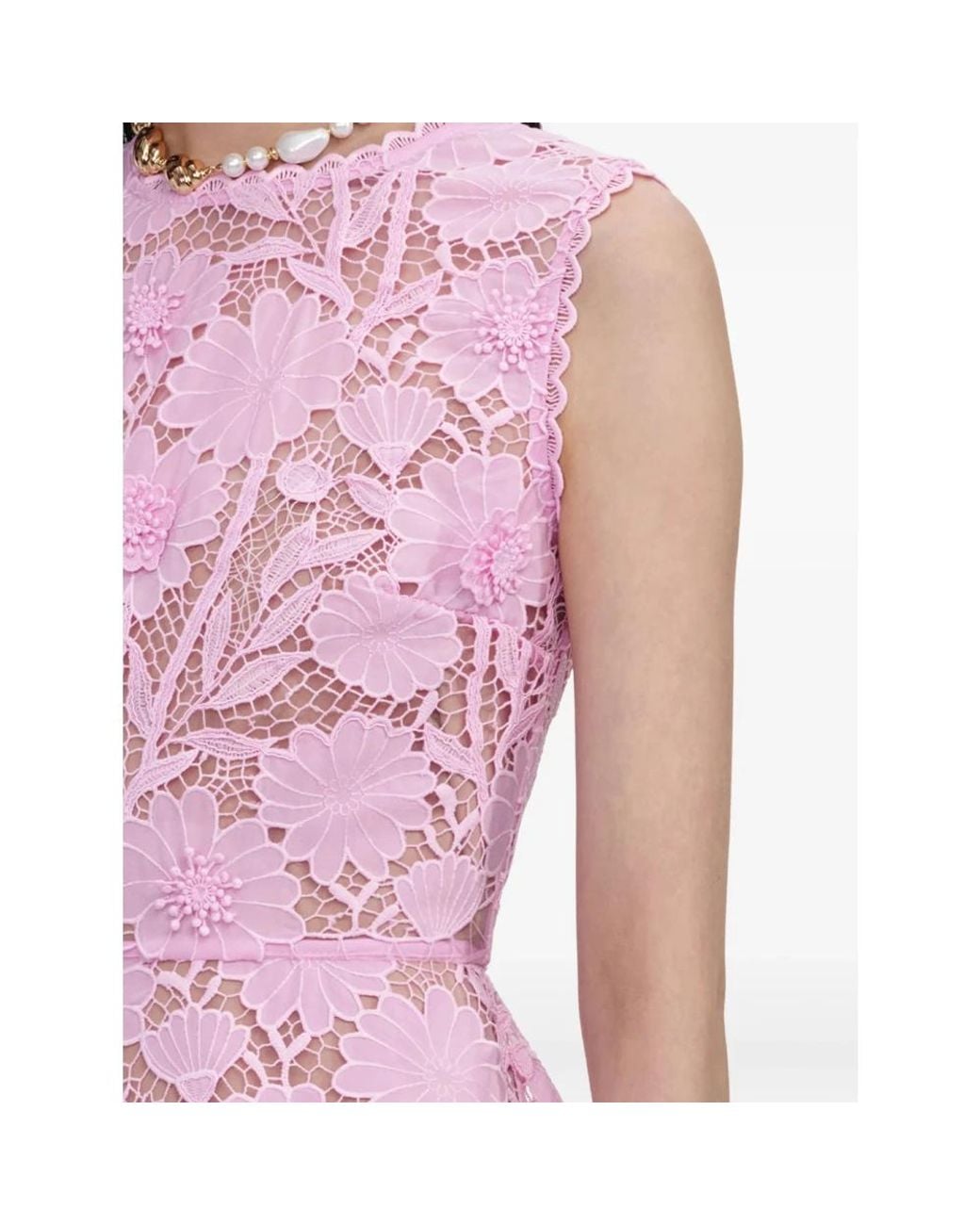 Self-Portrait Pink Short Dresses