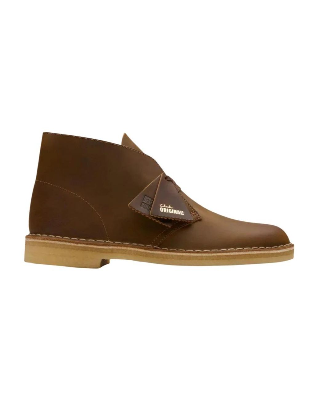 Clarks Brown Lace-Up Boots for men