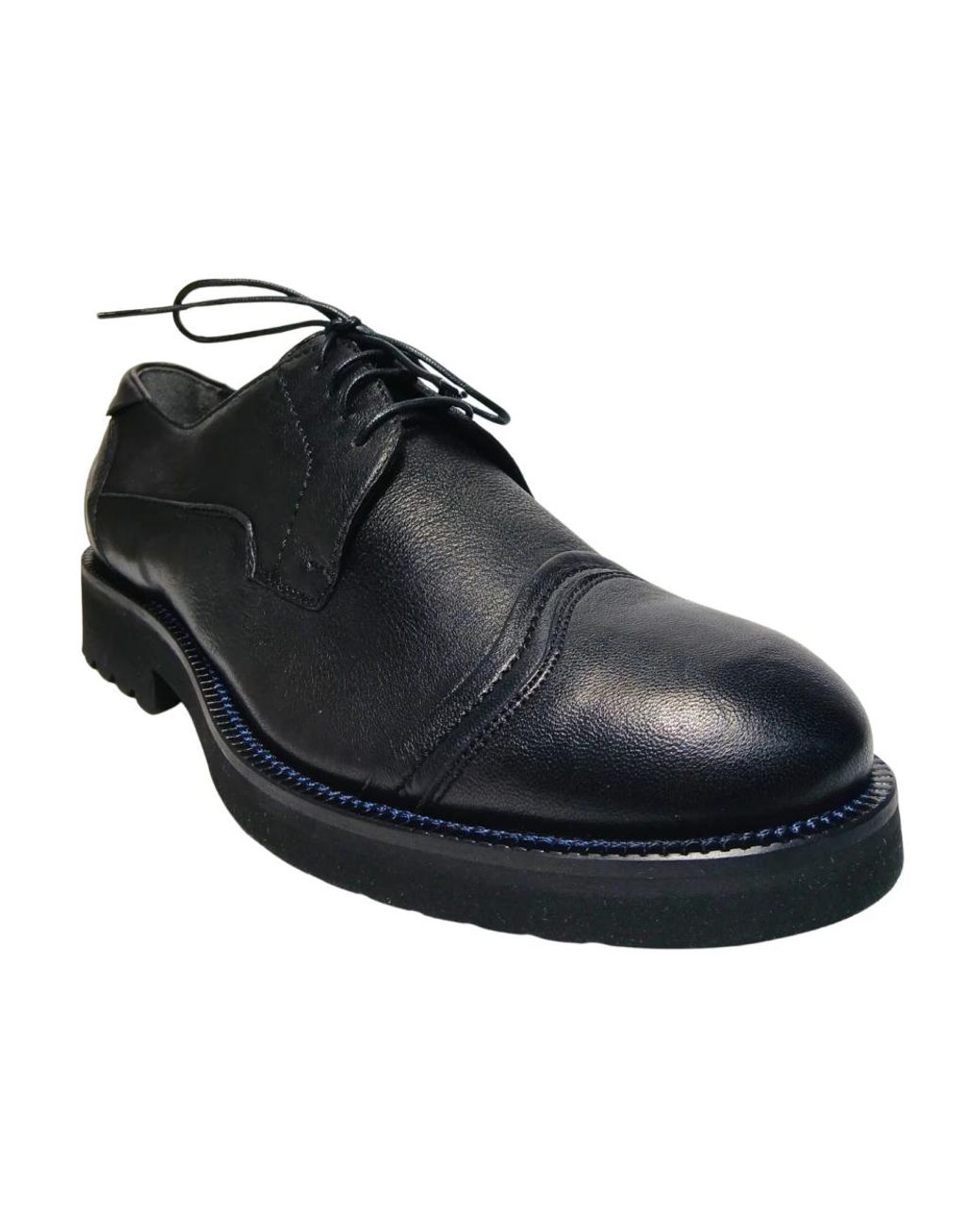 Pollini Black Laced Shoes for men