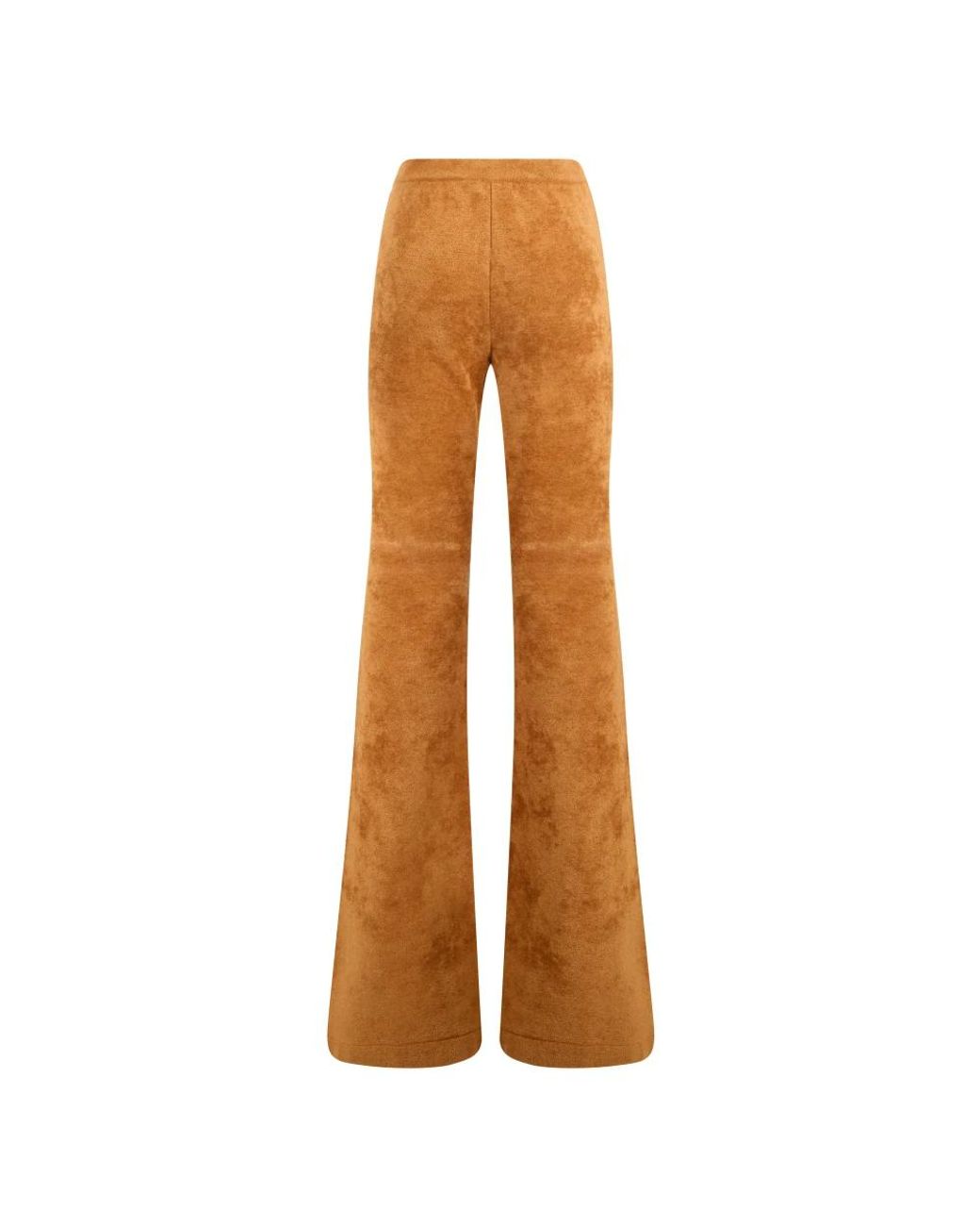 Alberta Ferretti Brown Wide Trousers