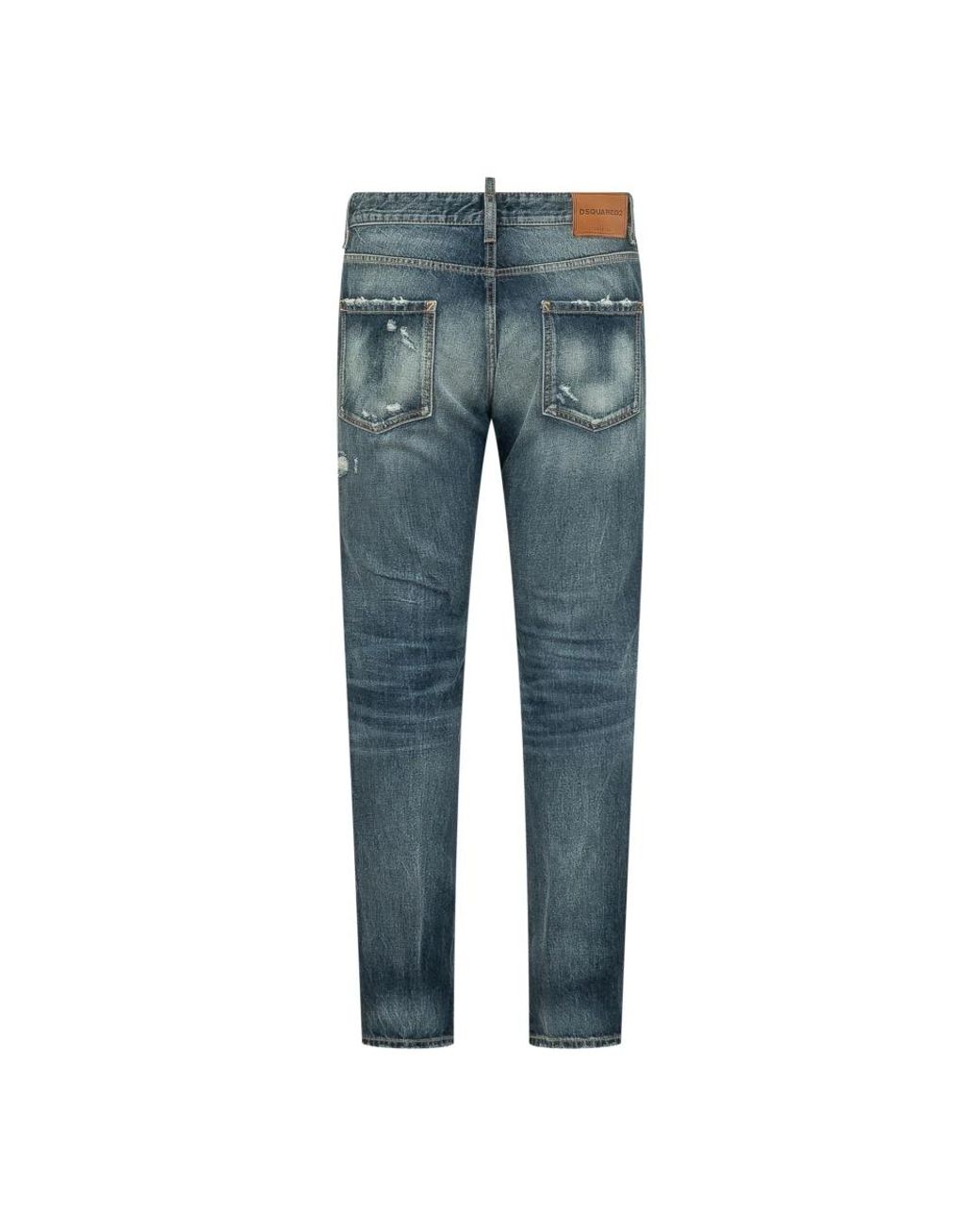 DSquared² Blue Straight Fit Jeans for men