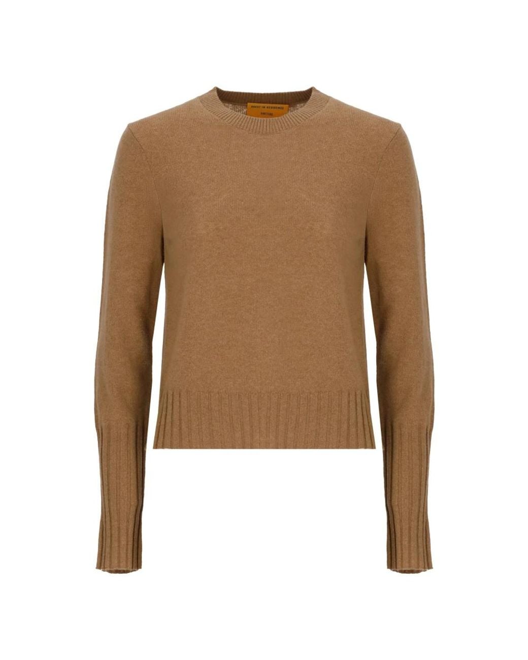 Guest In Residence Brown Round-Neck Knitwear
