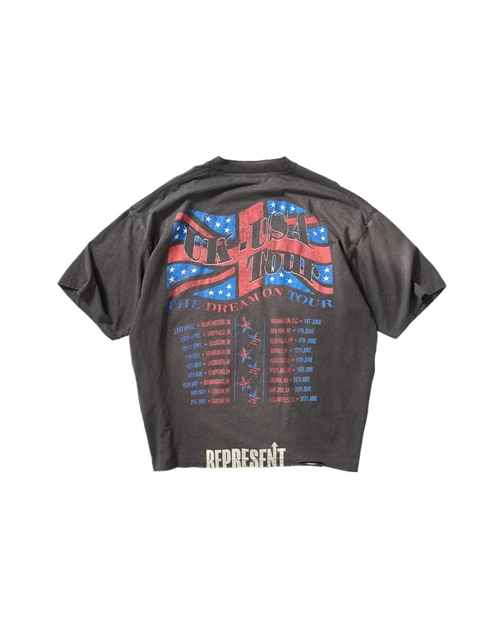 Represent Black T-Shirts for men