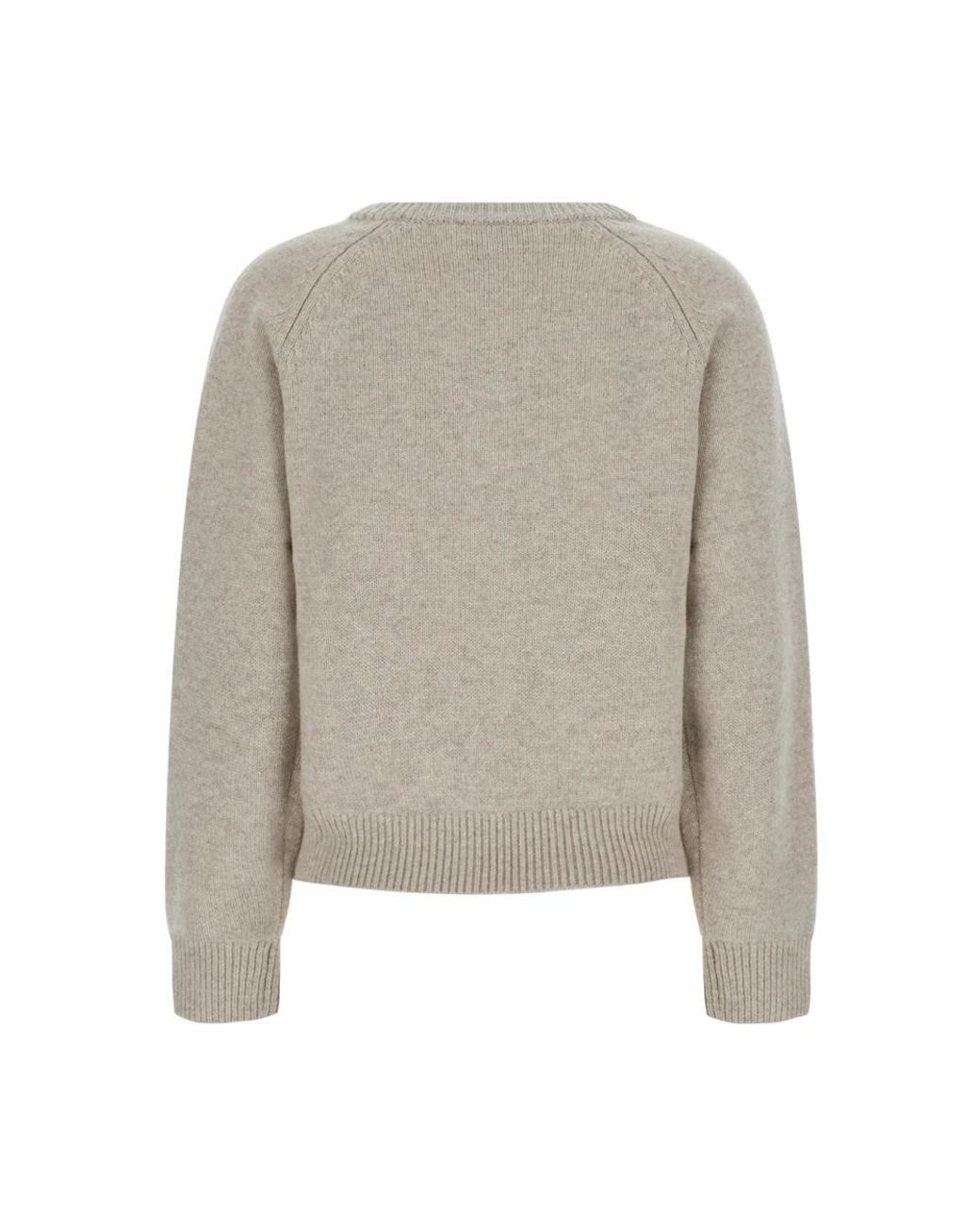 DUNST Gray Soft Volume V-Neck Pullover