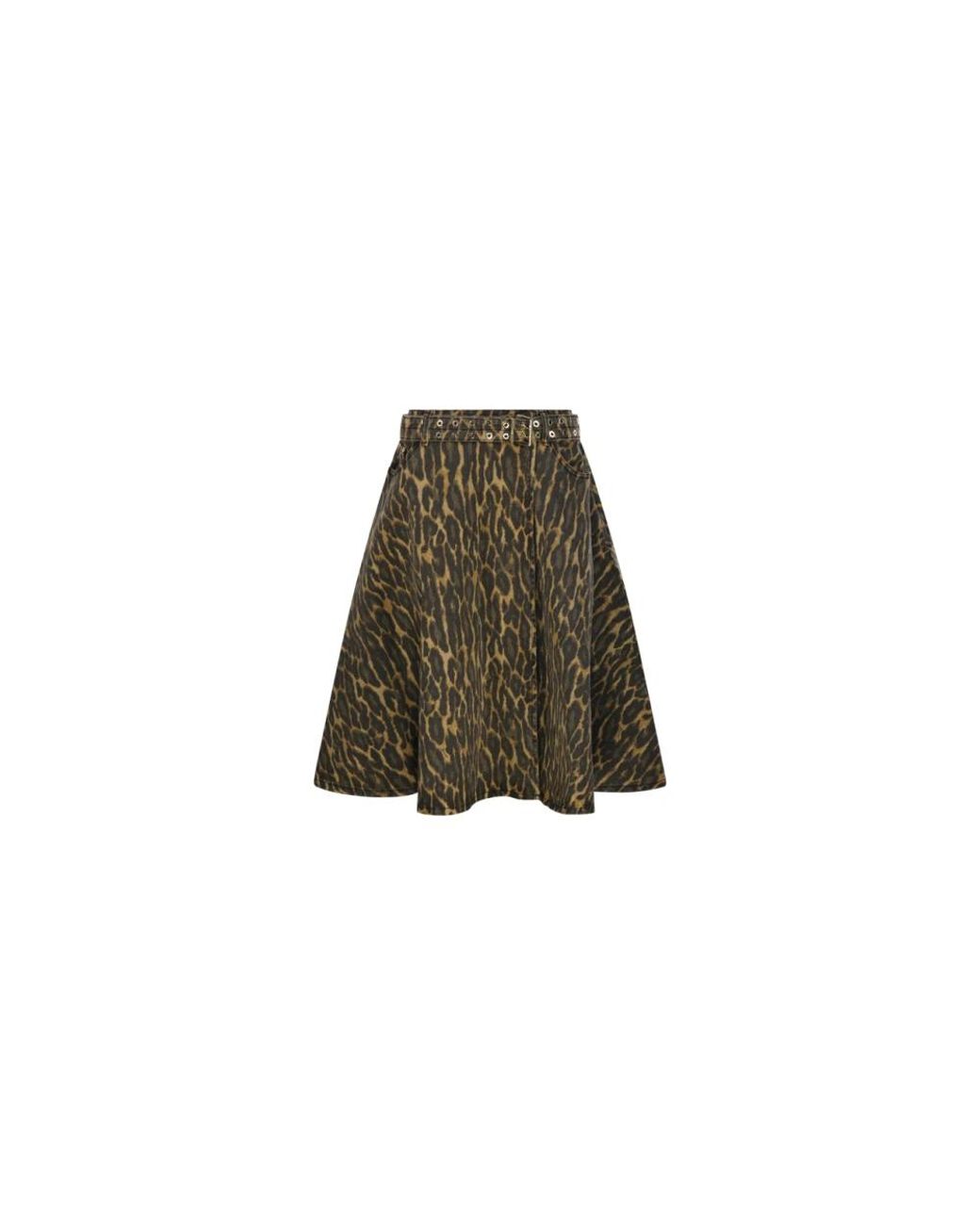 Ganni Green Midi Skirts