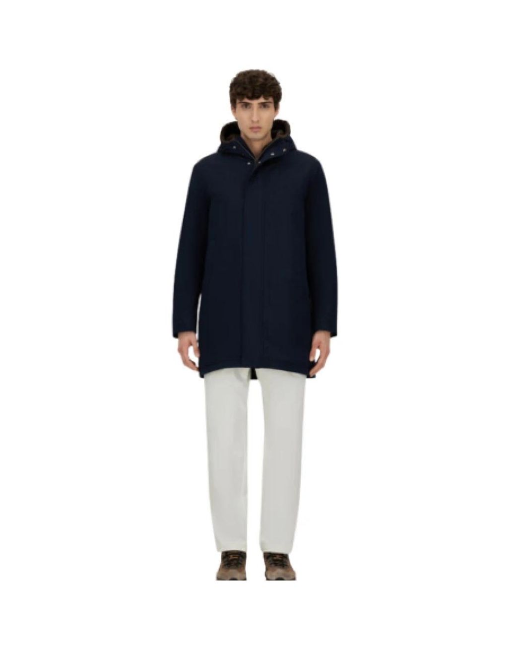 Herno Blue Parkas for men