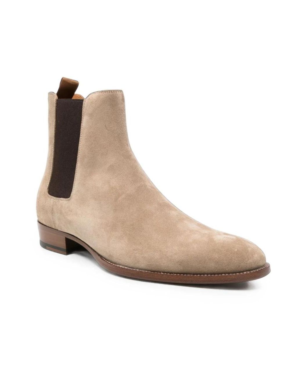 Saint Laurent Brown Chelsea Boots for men