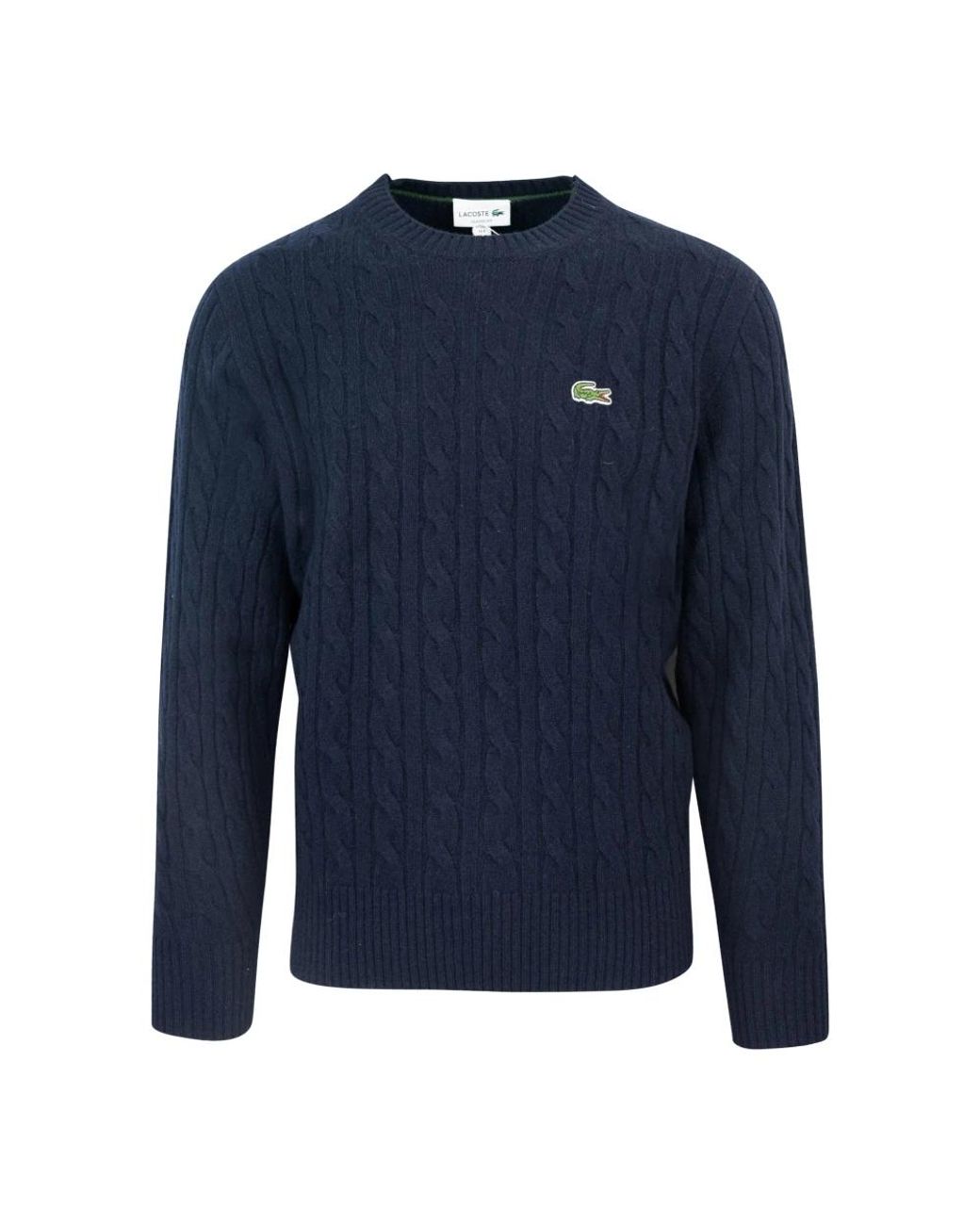 Lacoste Blue Round-Neck Knitwear for men