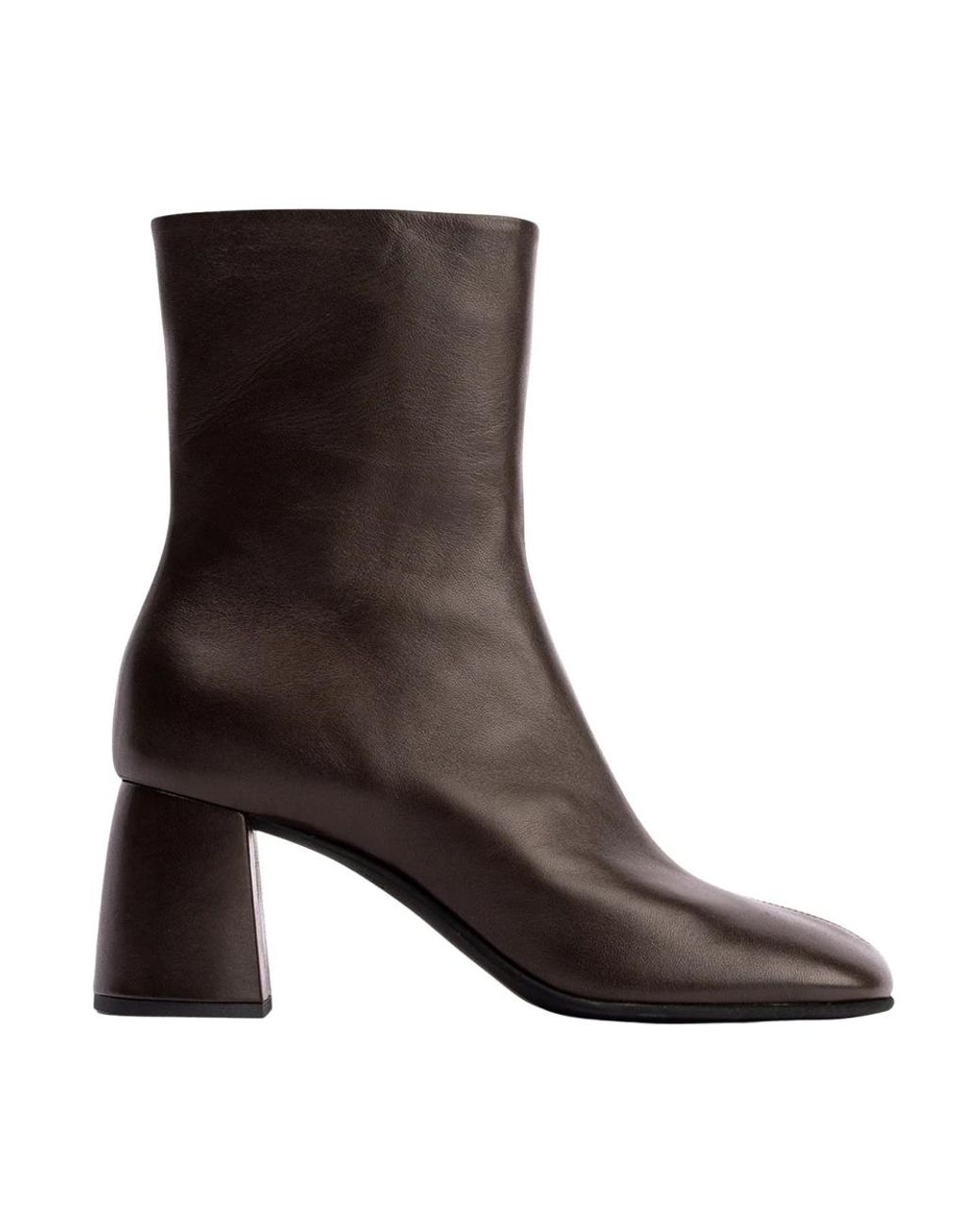 Poeve Brown Heeled Boots