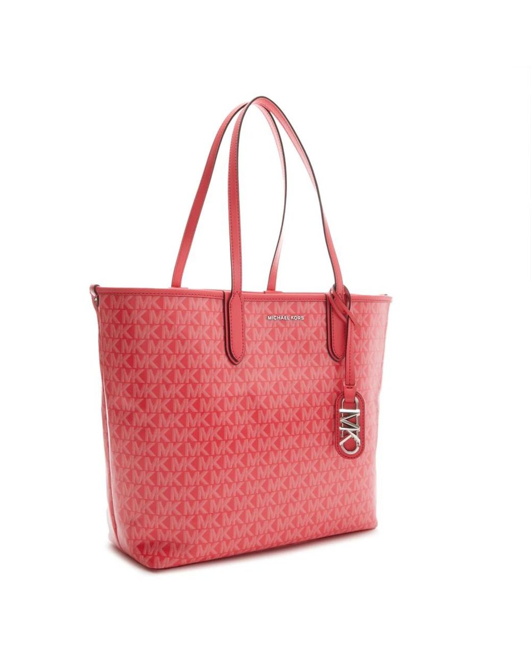 Michael Kors Red Eliza Shopper Bag Pink