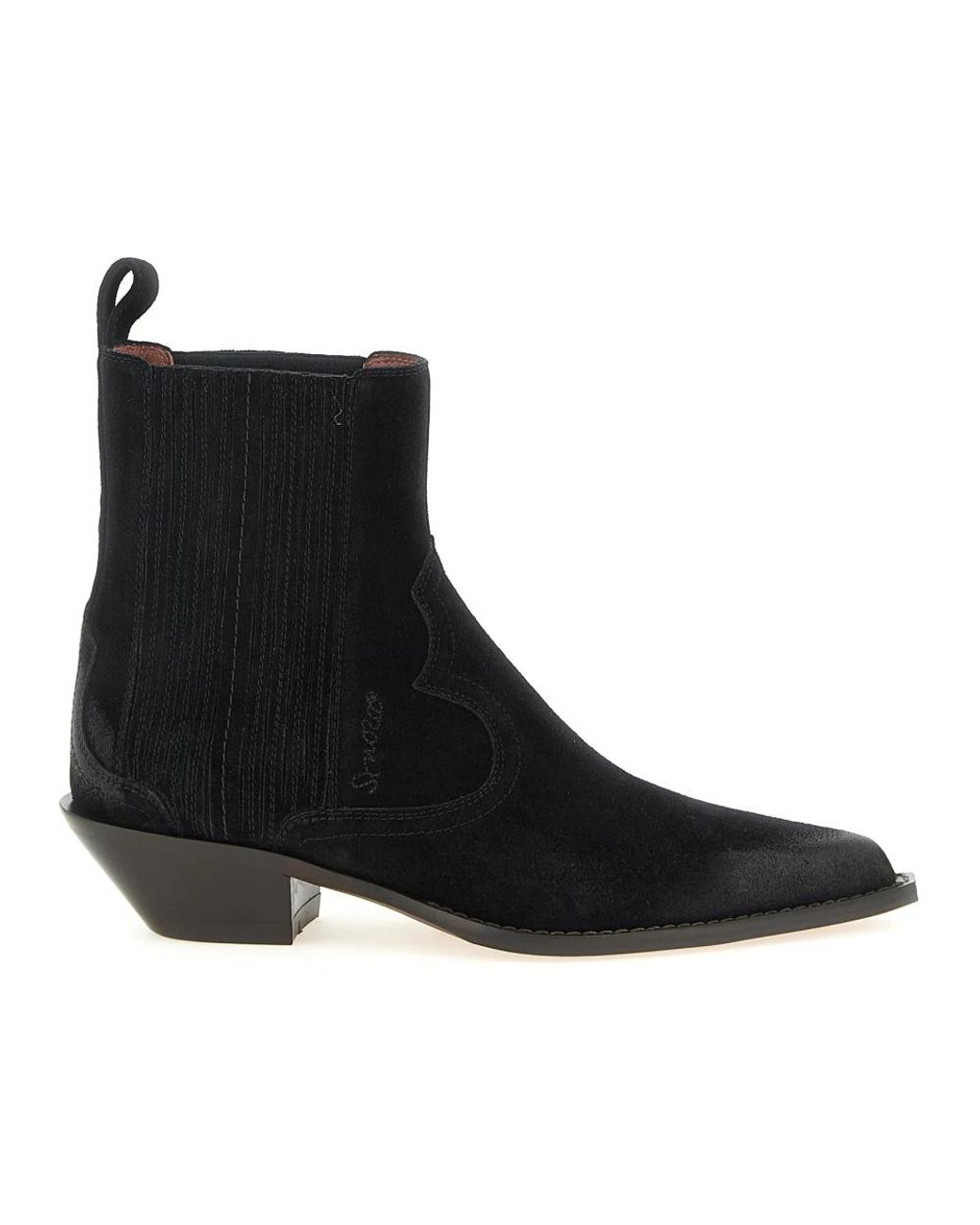 Sonora Boots Black Cowboy & Biker Boots