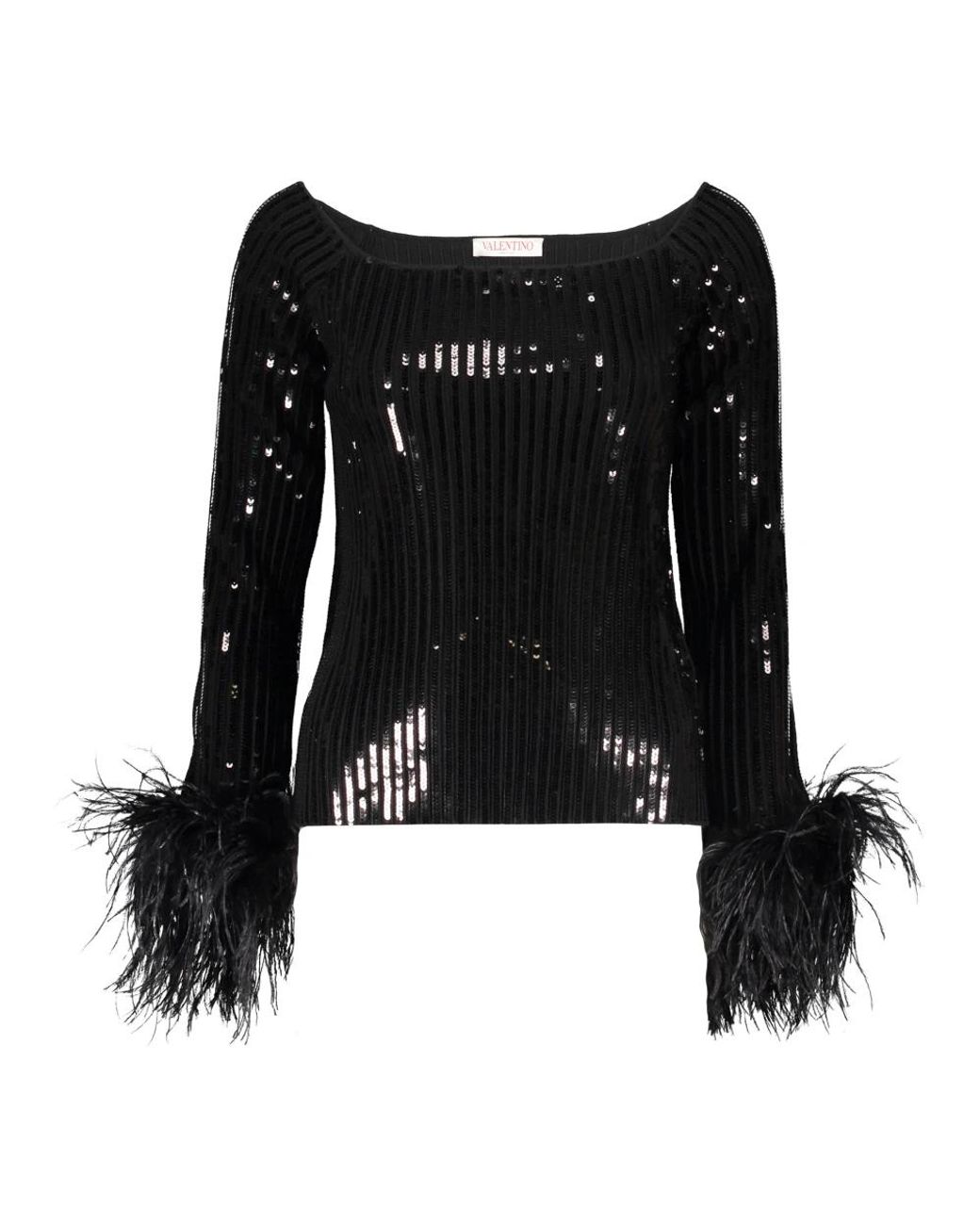 Valentino Garavani Black Blouses
