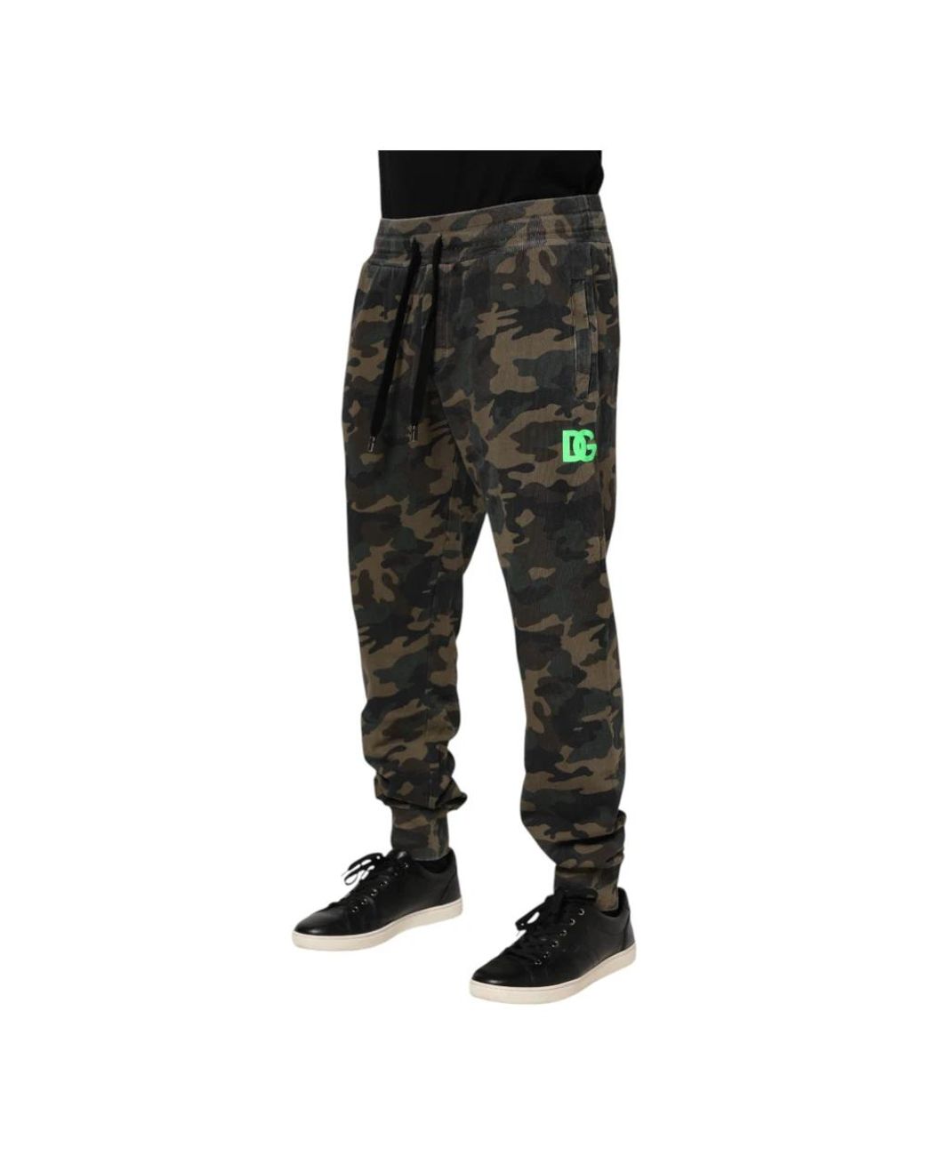 Dolce & Gabbana Black Sweatpants for men