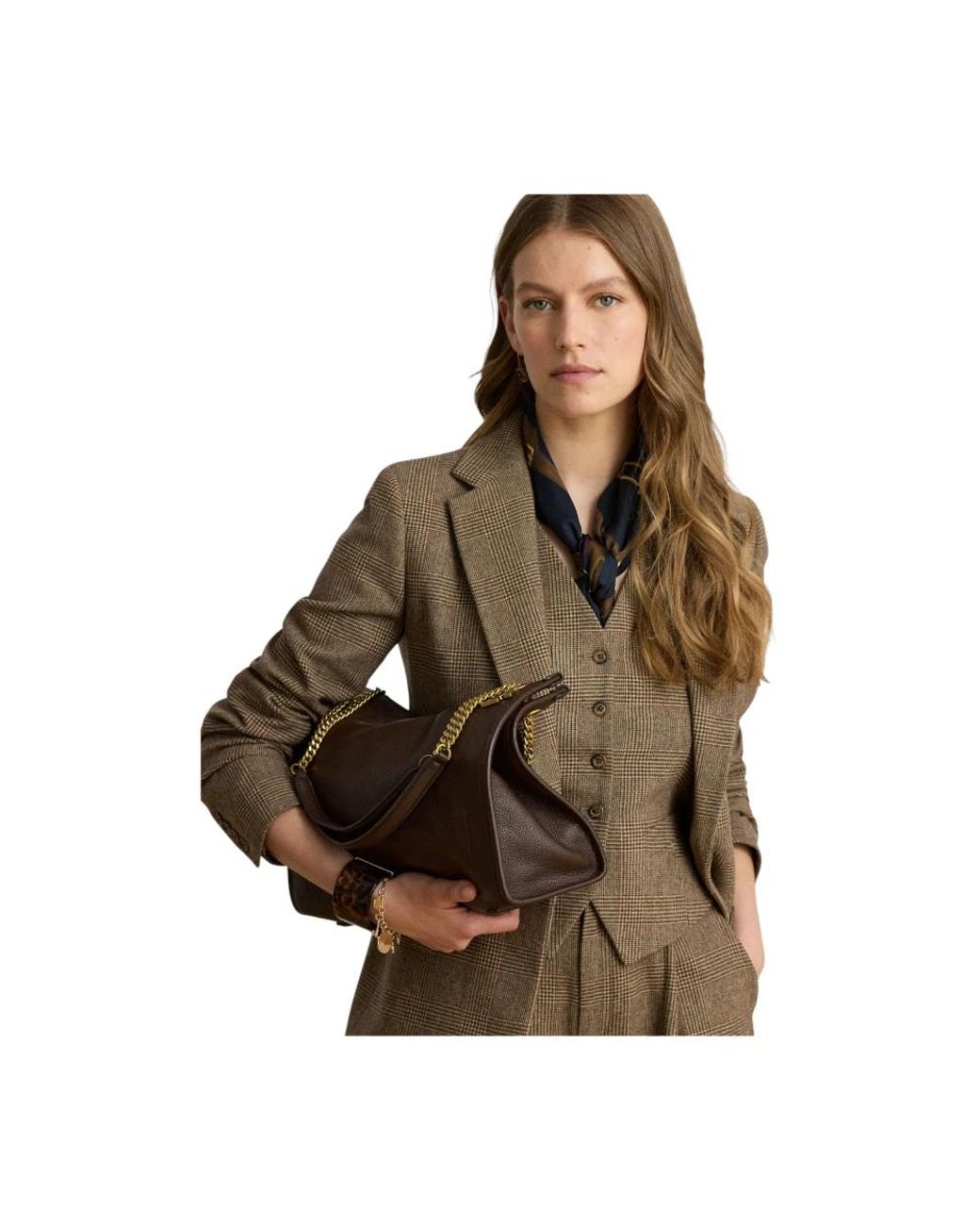 Ralph Lauren Brown Shoulder Bags