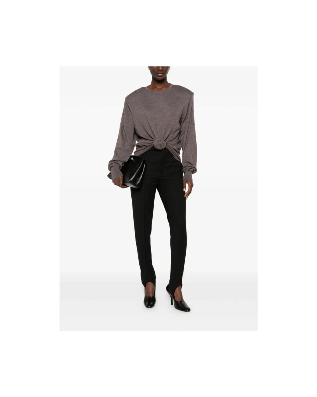 Seafarer Black Slim-Fit Trousers
