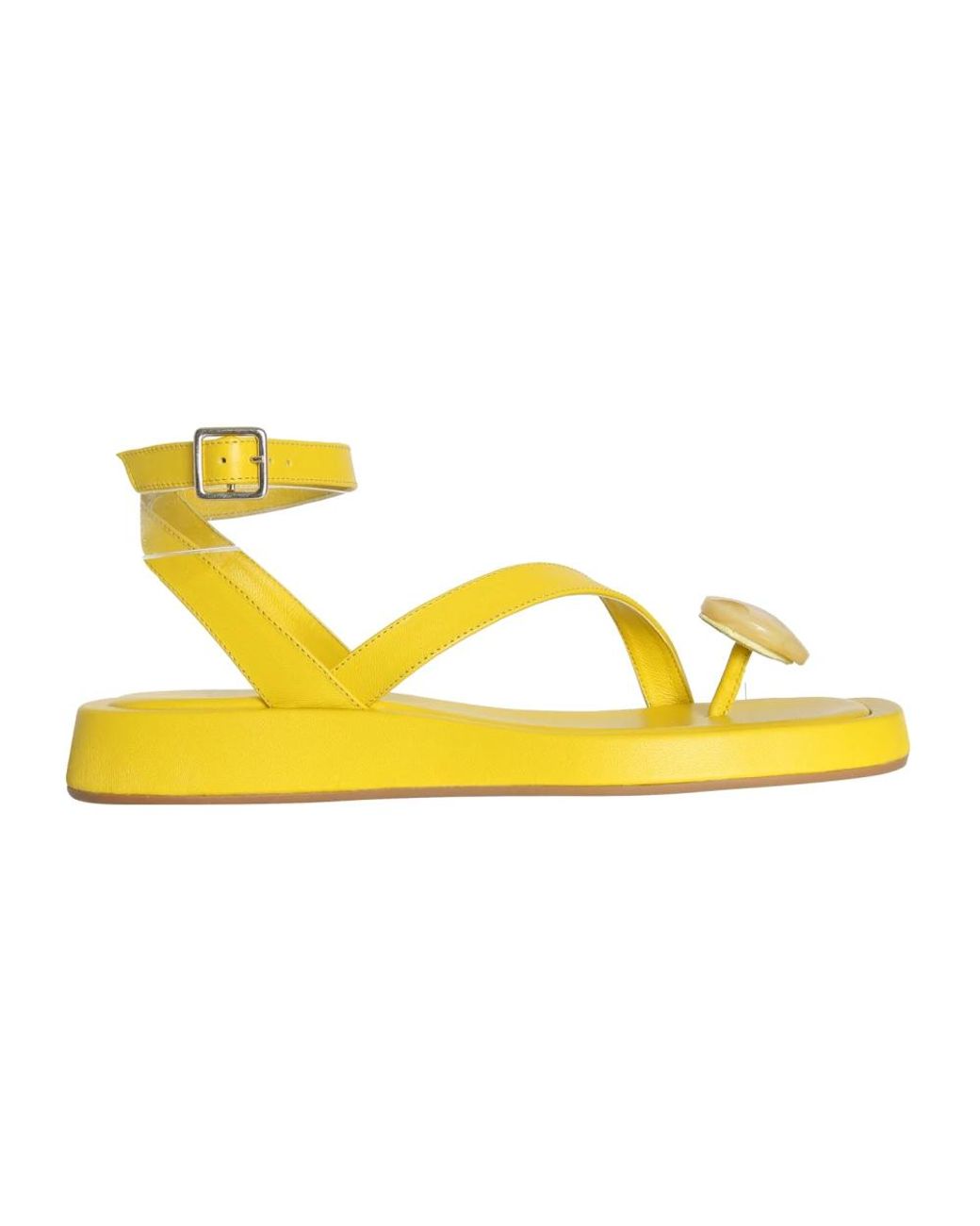 Gia Borghini Yellow Flat Sandals
