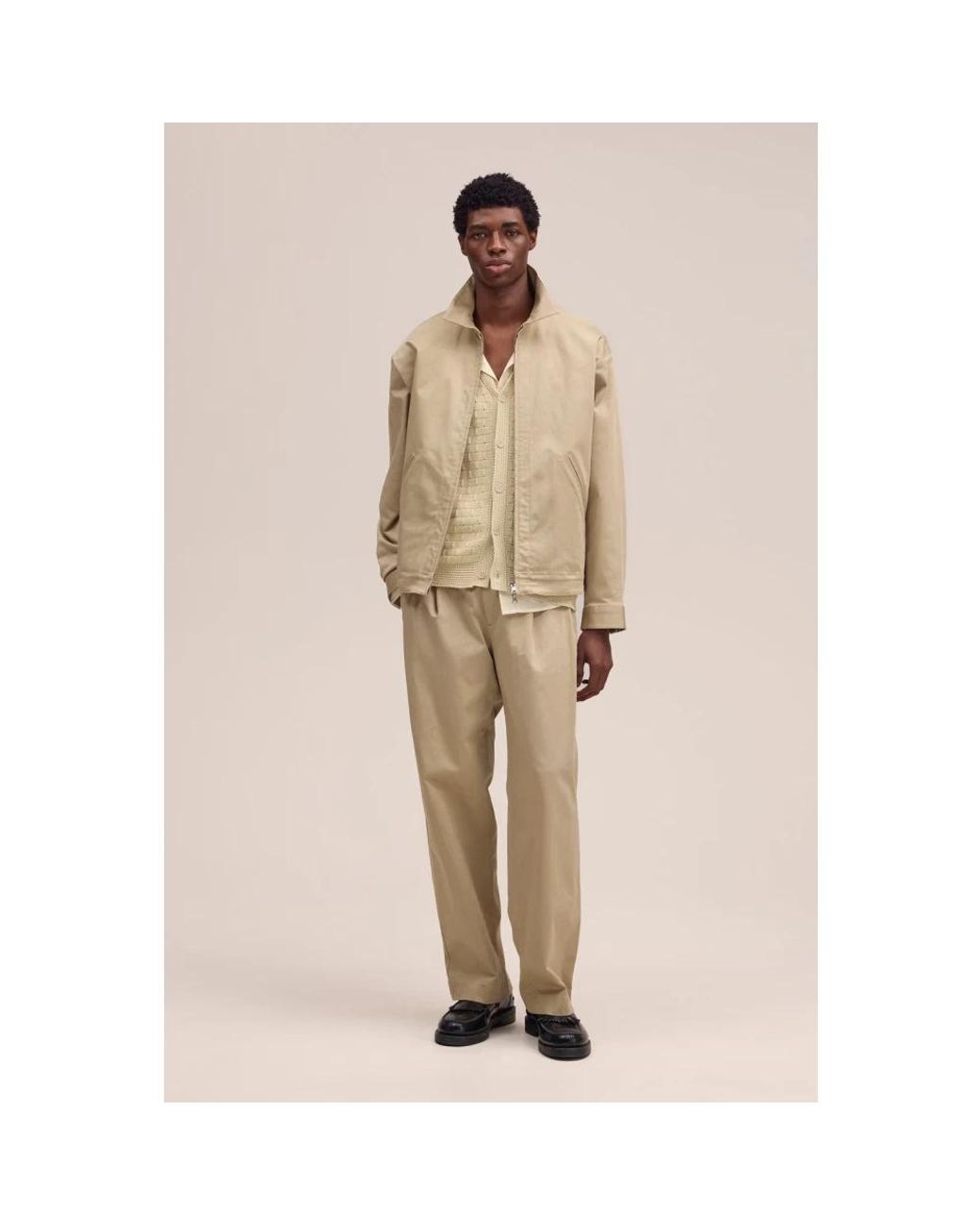 NN07 Natural Bomber Jackets for men