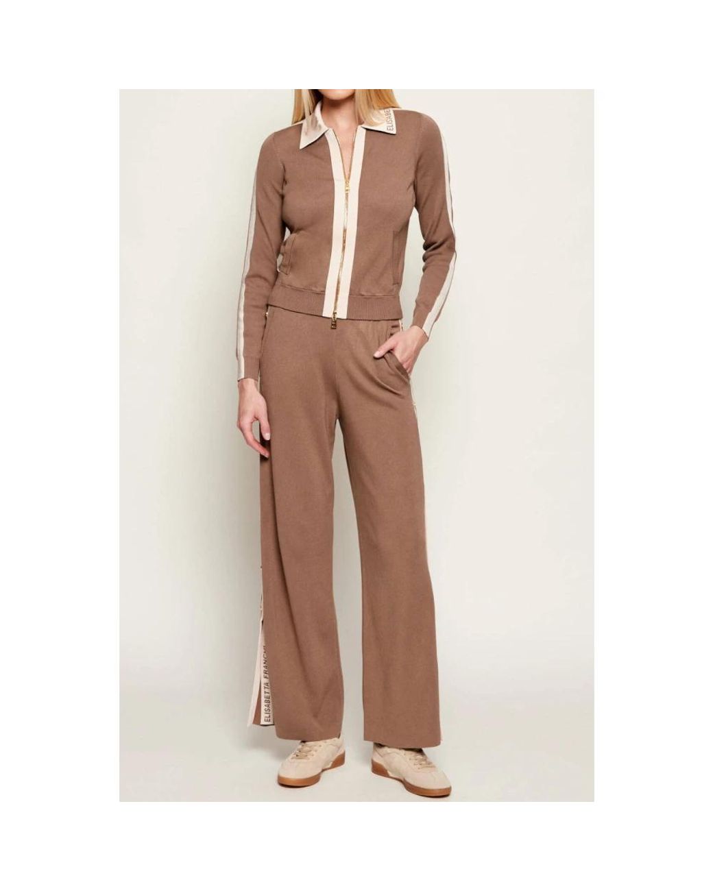 Elisabetta Franchi Brown Cardigans