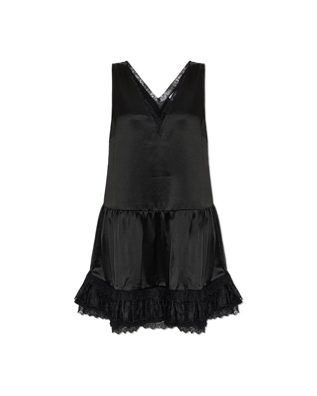 Ganni Black Short Dresses