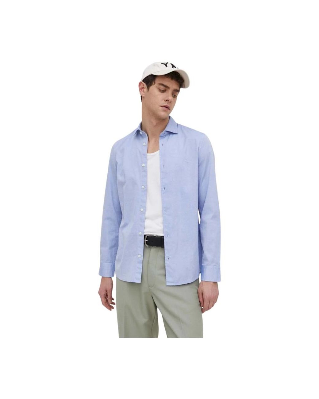 Marc O' Polo Casual Hemden in het Blue voor heren