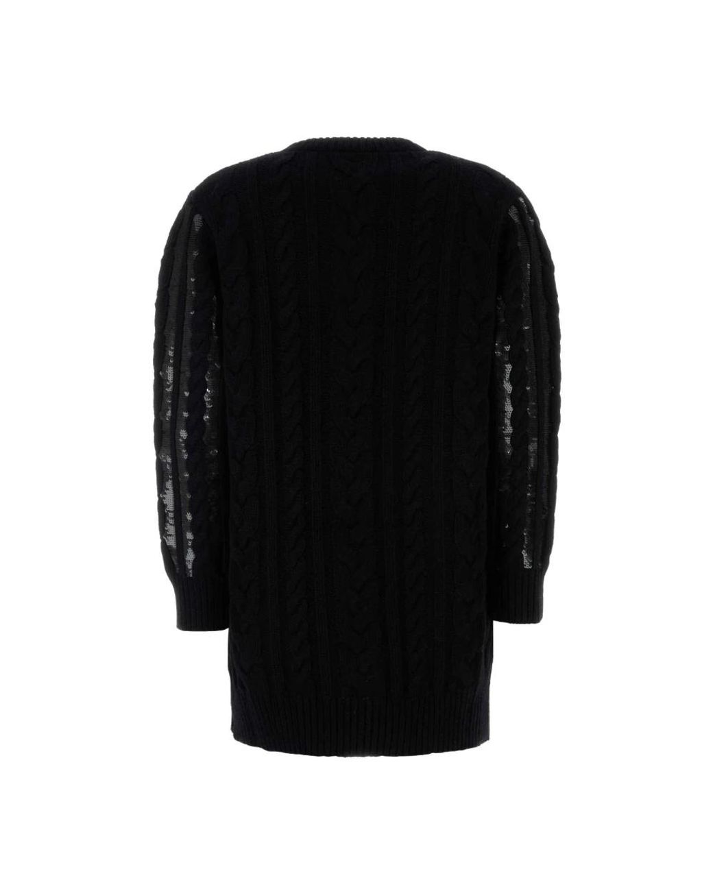 Max Mara Black Knitted Dresses