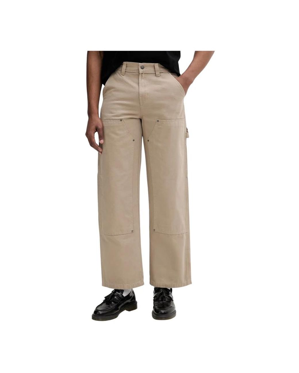 Dickies Double Knee Carpenter Broek in het Natural voor heren