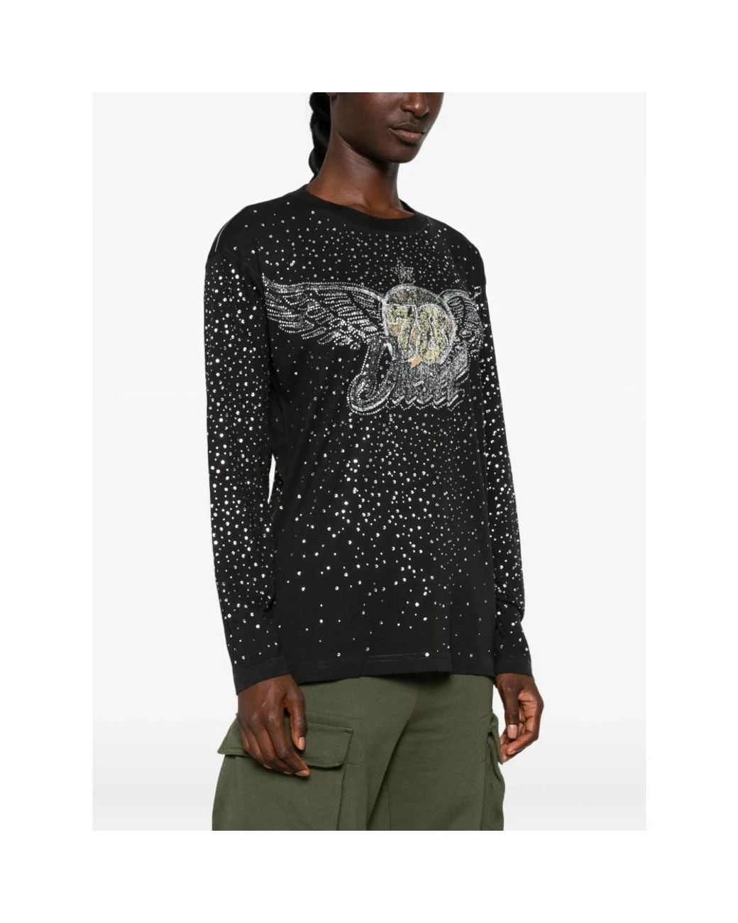 DIESEL Black Long Sleeve T-Shirts