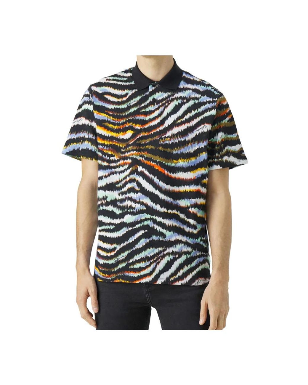 Just Cavalli Black Polo Shirts for men