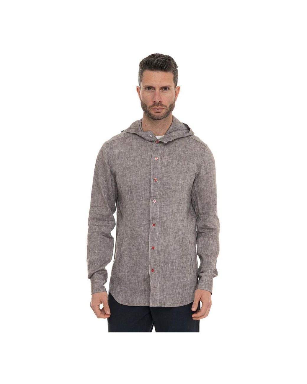 Kiton Gray Casual Shirts for men