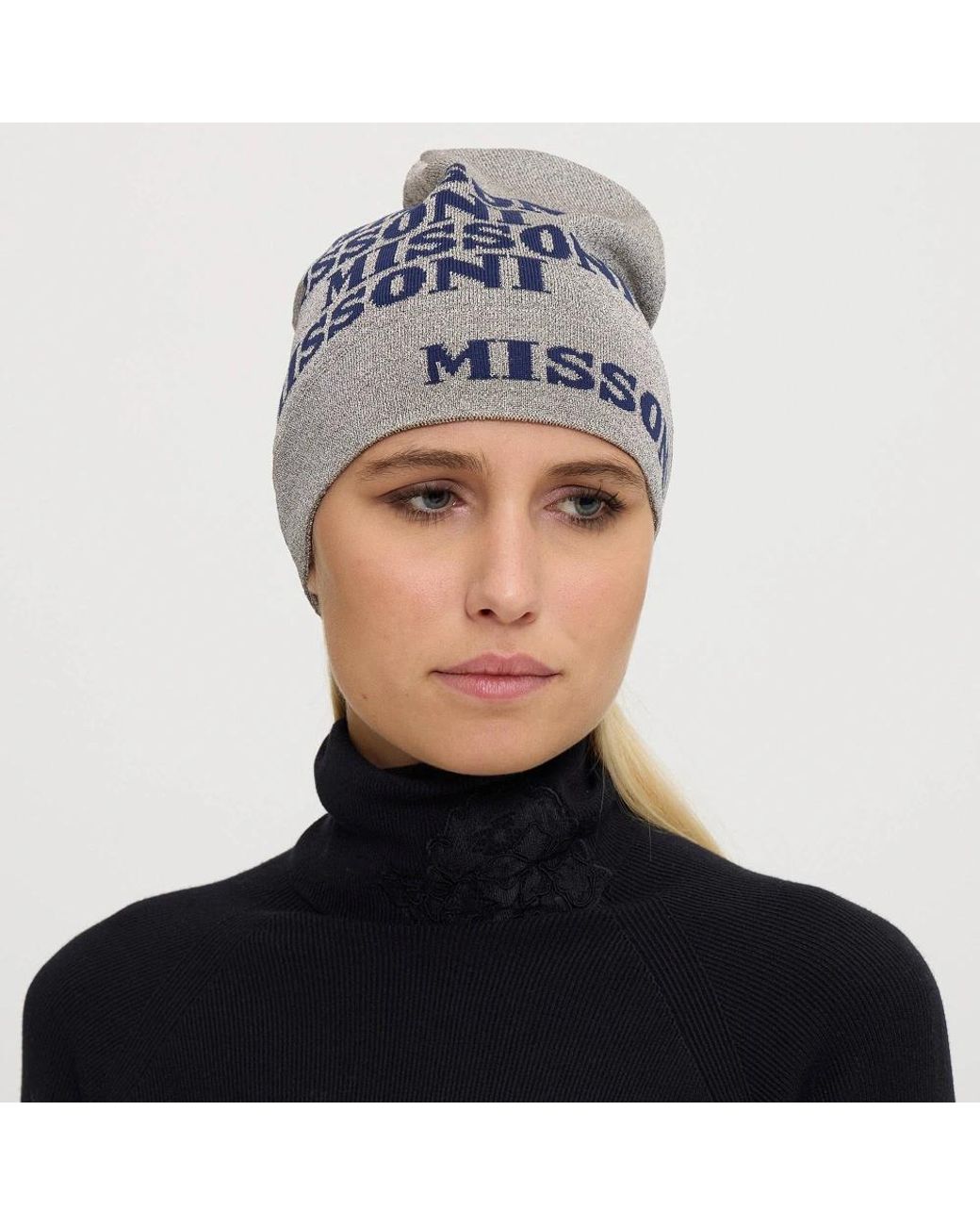 Beanies Missoni de color Gray