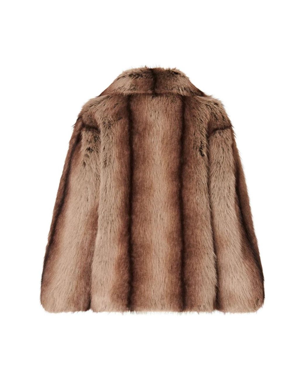 Pinko Brown Faux Fur & Shearling Jackets