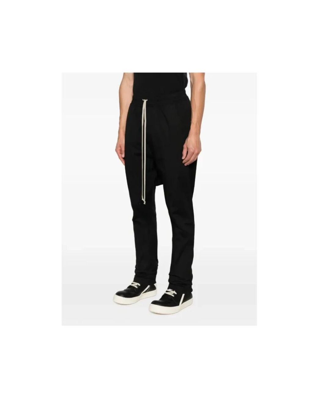 Rick Owens Black Sweatpants for men