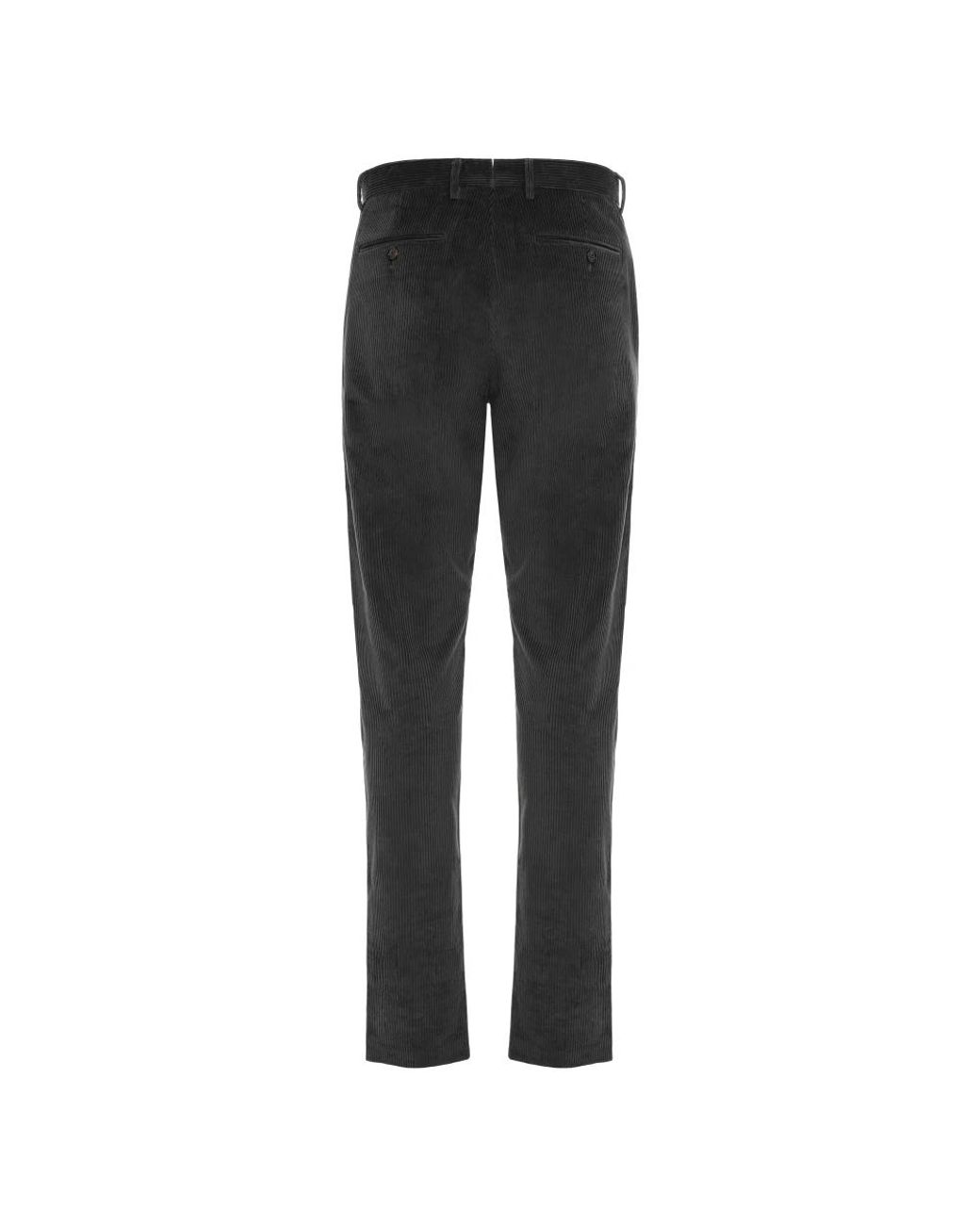 Moorer Black Straight Trousers for men
