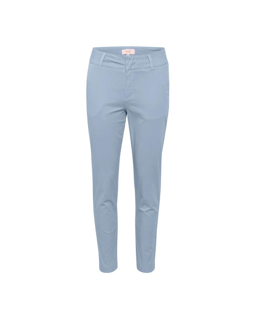 Part Two Broeken ,Blauw ,Denim Faded Denim Straight-Leg Broek in het Blue