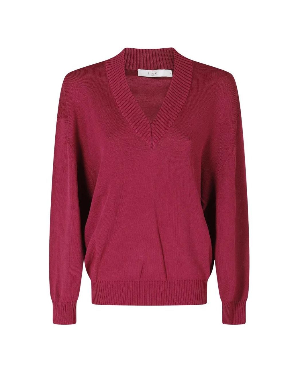 IRO Red V-Neck Knitwear