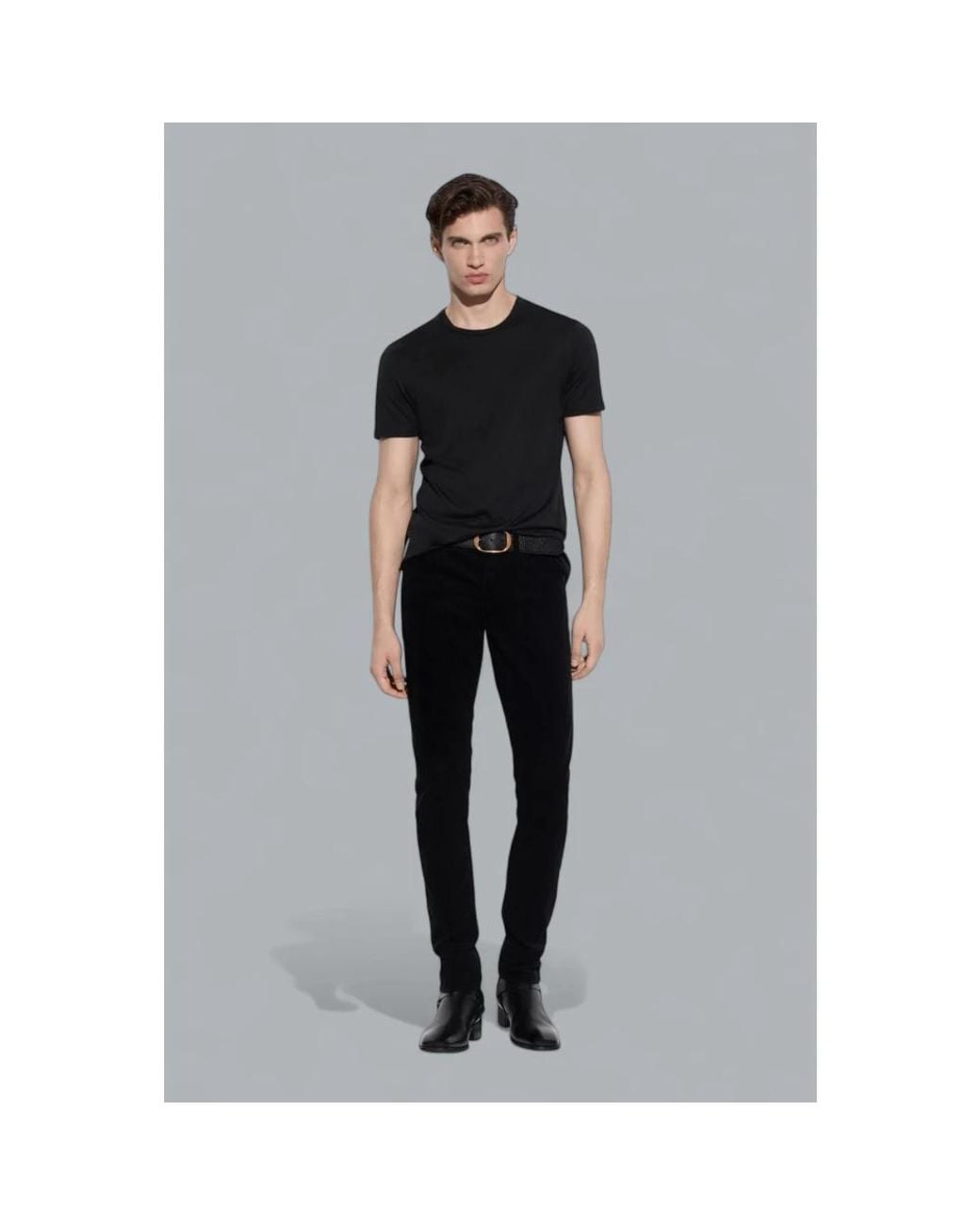 Tom Ford Black Slim-Fit Trousers for men