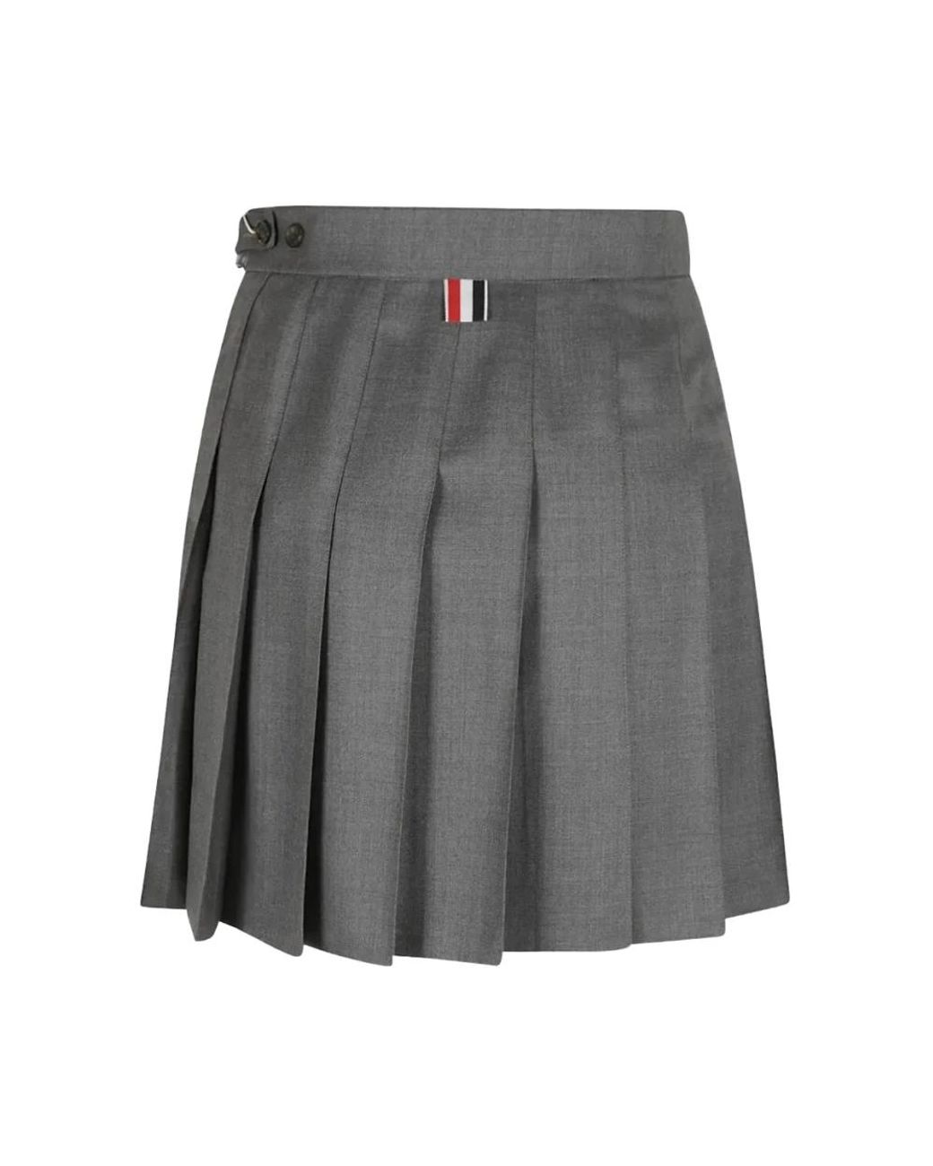 Short Skirts Thom Browne de color Gray