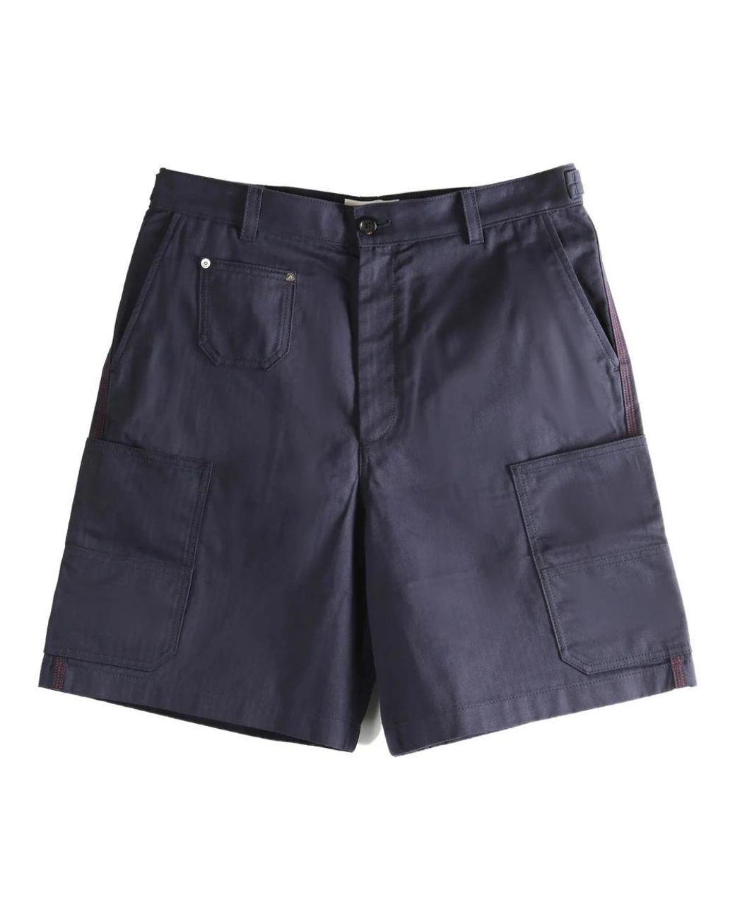 Givenchy Patch Pockets Denim Shorts in het Blue voor heren