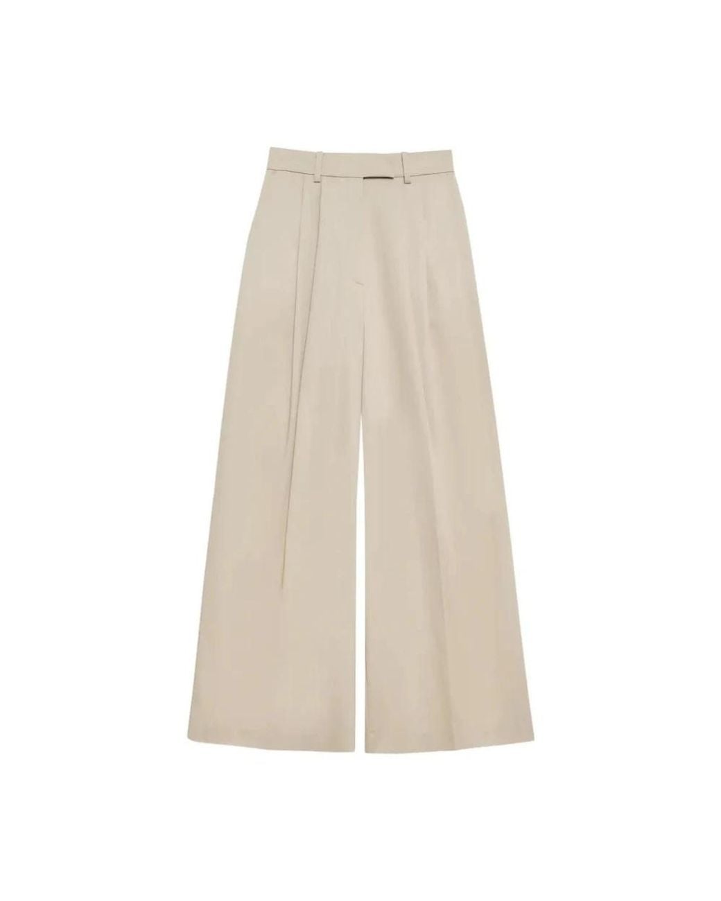 Anine Bing Natural Wide Trousers