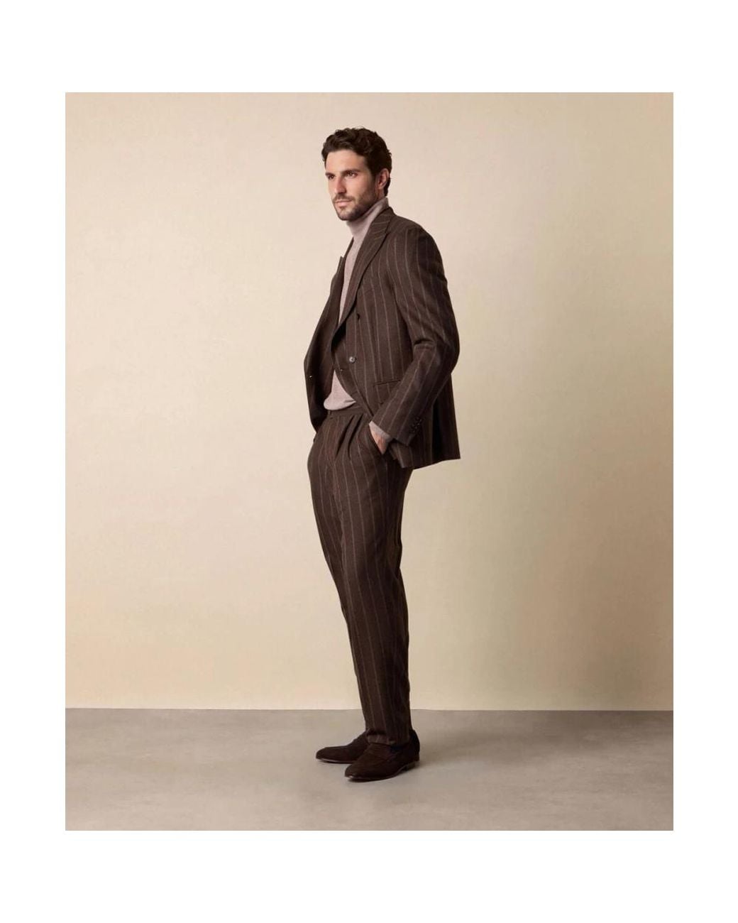 Brooks Brothers Brown Double Breasted Suits for men