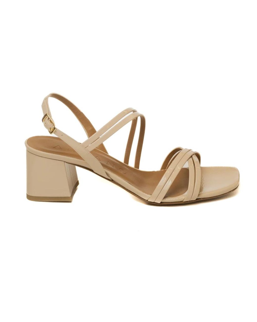 Albano Metallic High Heel Sandals