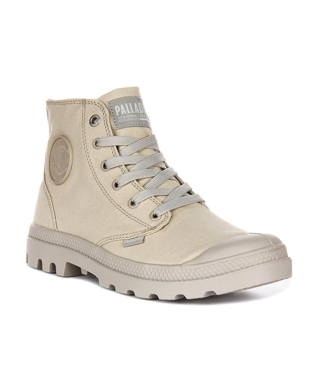 Palladium Natural Lace-Up Boots for men