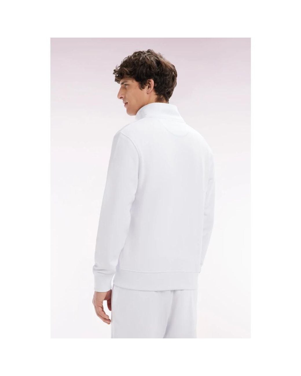 Eden Park White Zip-Throughs for men