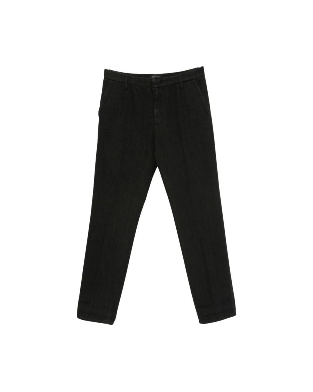 Dondup Black Straight Fit Jeans for men