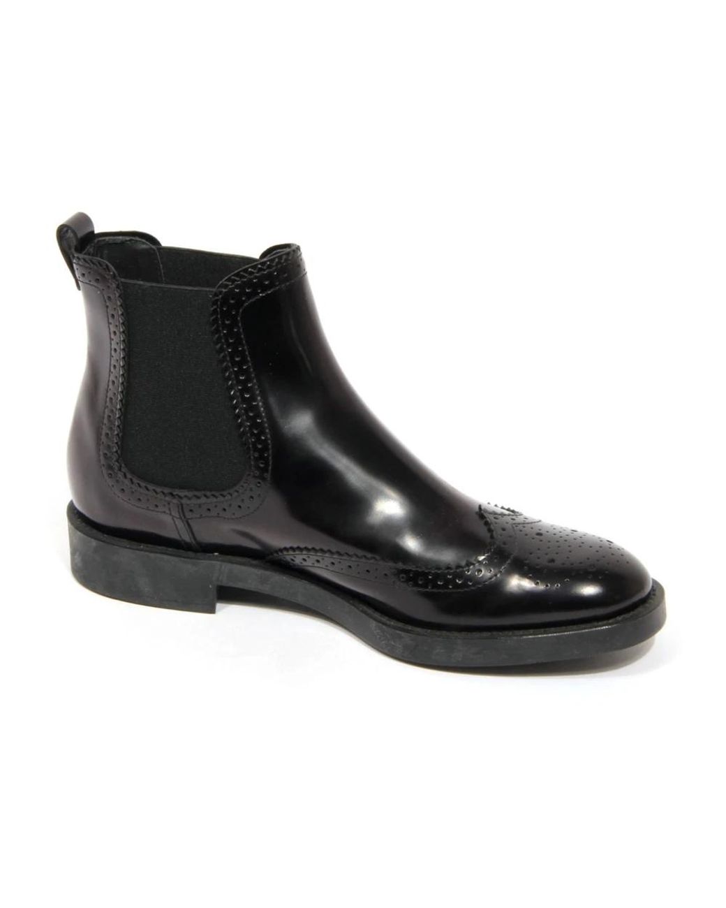 Tod's Black Chelsea Boots