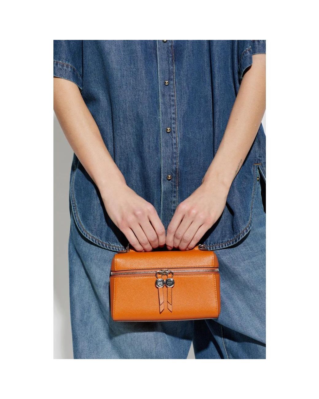 Handbags Tory Burch de color Orange