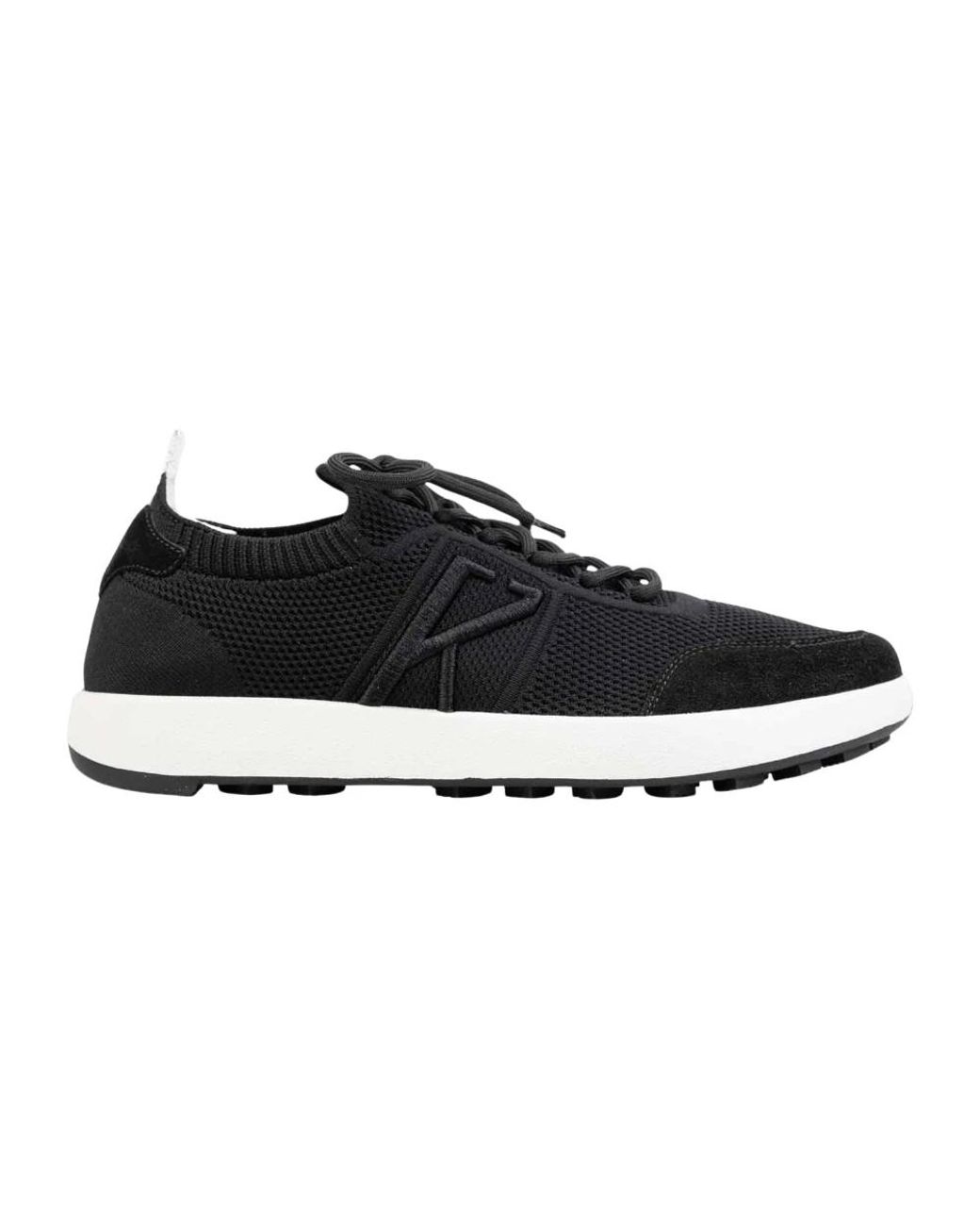 Kiton Black Sneakers for men