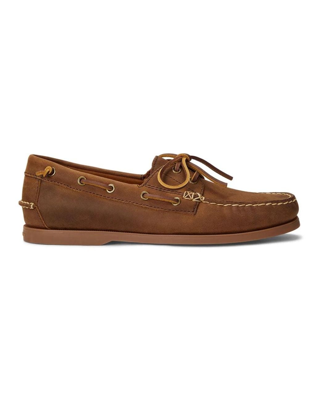 Polo Ralph Lauren Brown Boat Shoes for men