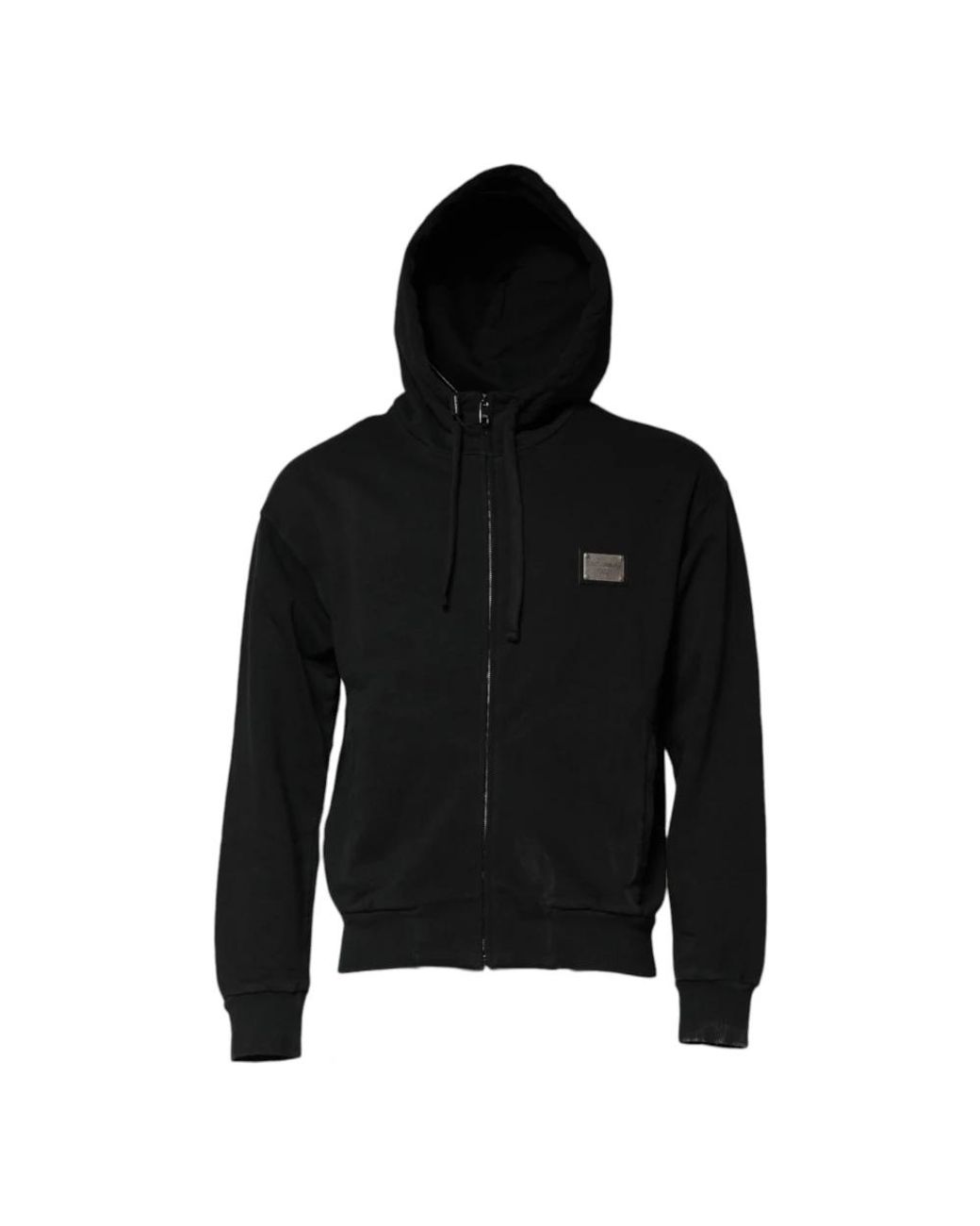 Dolce & Gabbana Black Zip-Throughs for men