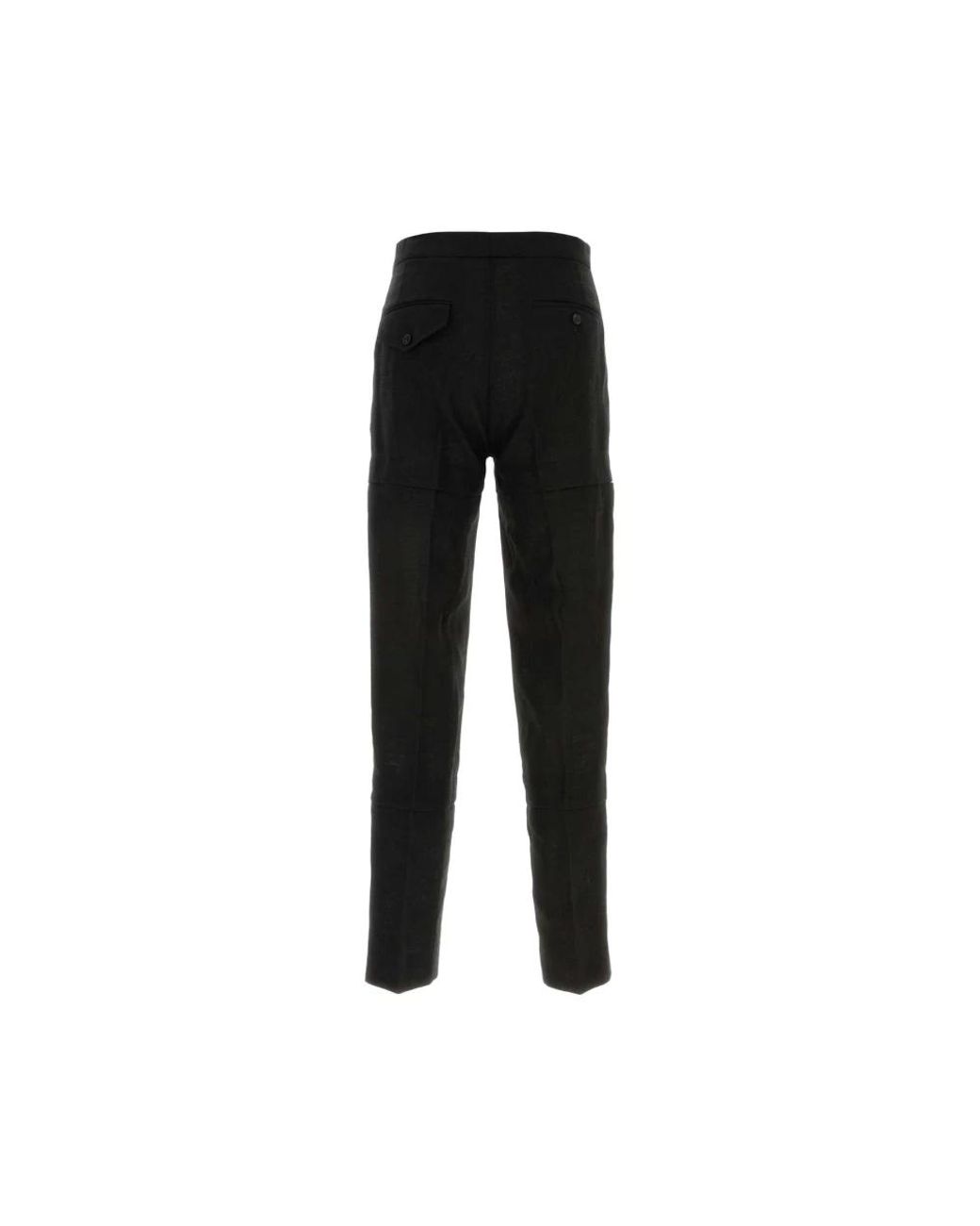 Setchu Black Slim-Fit Trousers for men